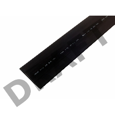 Термоусаживаемая трубка REXANT 80,0/40,0 мм, черная, упаковка 10 шт. по 1 м