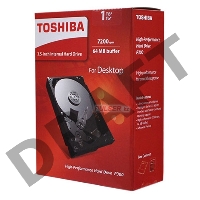 Жесткий диск Toshiba SATA-III 1Tb HDWD110EZSTA P300 (7200rpm) 64Mb 3.5