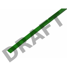 Термоусаживаемая трубка REXANT 6,0/3,0 мм, зеленая, упаковка 50 шт. по 1 м