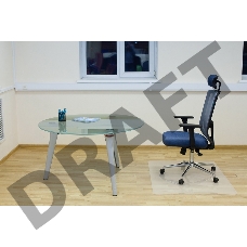 Коврик напольный Бюрократ -1084543 прямоугольный глянцевый для паркета/ламината полипропилен 120х90см