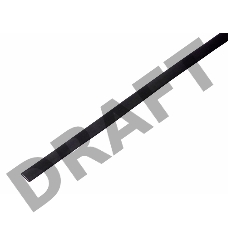 Трубка термоусадочная 8.0/4.0 1м черн. Rexant 20-8006