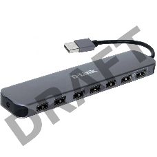 Концентраторы D-Link DUB-H7/E1A, 7-port USB 2.0 Hub.7 downstream USB type A (female) ports, 1 upstream USB type A (male), support Mac OS, Windows XP/Vista/7/8/10, Linux, support USB 1.1/2.0, fast charge mode.Powe Концентраторы D-Link DUB-H7/E1A, 7-port USB 2.0 Hub.7 downstream USB type A (female) ports, 1 upstream USB type A (male), support Mac OS, Windows XP/Vista/7/8/10, Linux, support USB 1.1/2.0, fast charge mode.Powe