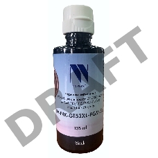 Чернила NV PRINT пигментные GT53XL для HP DeskJet GT 5810, 5820, 5822, Ink Tank 115, 310, 315, 319, 410, 419, 415, Smart Tank 515, 615 (135ml) Black