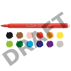 Фломастеры Universal CARIOCA JOY 40531 12 цв. блистер 