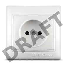 Розетка 1-м СП Севиль 16А IP20 бел. Universal С0022