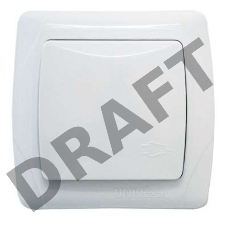 Розетка 1-м СП Маргарита 16А с защ. крышкой с заземл. бел. UNIVersal М0029