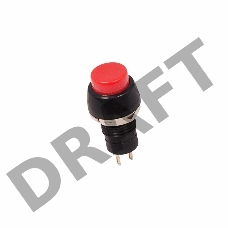 Выключатель-кнопка  250V 1А (2с) ON-OFF  красная  Micro  REXANT