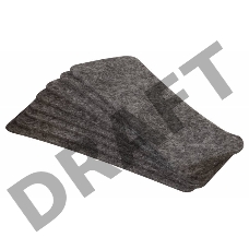 Салфетки для стирателя магнитного 2X3 AS123 фетр (упак.:10шт)