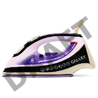 Утюг GALAXY GL 6110(Мощность 2200 Вт. Керамич. покрытие подошвы. Силикон. уплотнитель крышки резервуара. Ф-ция «Cамоочистка», «Антикапля», «Антинакипь». Индикатор уровня воды, нагрева. Вертикал. отпаривание/паровой удар/ф-ция увлажнения. Защита от перегре