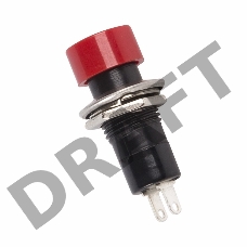 Выключатель-кнопка  250V 1А (2с) ON-OFF  красная  REXANT