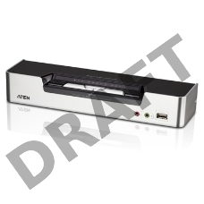 KVM-переключатель 2-PORT USB 2.0 DVI DUAL VIEW KVMP SWITCH