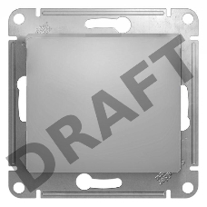 Механизм переключателя 1-кл. СП Glossa сх. 6 10AX алюм. SchE GSL000361