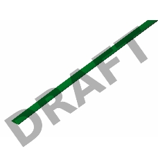 Термоусадочная трубка 3,5/1,75 мм, зеленая, упаковка 50 шт. по 1 м | 20-3503 | REXANT