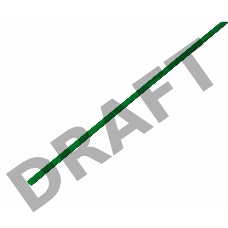 Трубка термоусадочная 3.0/1.5 1м зел. Rexant 20-3003