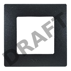 Рамка 1-м Etika антрацит Leg 672581