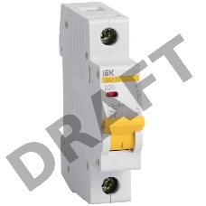 Выключатель автоматический модульный 1п B 20А 4.5кА ВА47-29 ИЭК MVA20-1-020-B