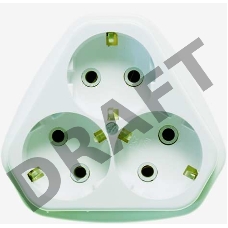 Розетка 3-м ОП РА10/16-833 с заземл. Кунцево 5921