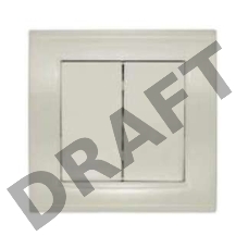 Выключатель 2-кл. СП Бриллиант 10А IP20 сл. кость Universal 7948622