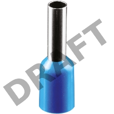 Наконечник-гильза изол. (НШвИ) 2.5-8 NET-Е2508 син. (уп.100шт) Navigator 71095