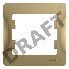 Рамка 1-м Glossa титан SchE GSL000401