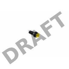 Выключатель-кнопка  250V 1А (2с) (ON)-OFF  Б/Фикс  желтая  REXANT
