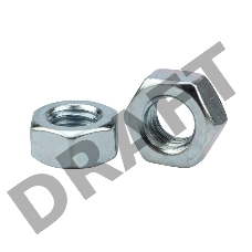 Гайка шестигранная KRANZ DIN 934, M8, короб (100 шт./уп.)