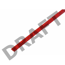 Термоусаживаемая трубка REXANT 7,0/3,5 мм, красная, упаковка 50 шт. по 1 м