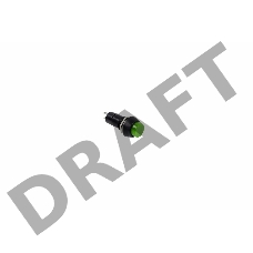 Выключатель-кнопка  250V 1А (2с) (ON)-OFF  Б/Фикс  зеленая  REXANT