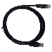 Патч-корд Buro UTP 4 пары cat5E CCA molded 1.5м черный RJ-45 (m)-RJ-45 (m)