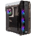 Корпус Hiper M11 FRGB-WT черный без БП ATX 4x120mm 1xUSB2.0 1xUSB3.0 audio bott PSU