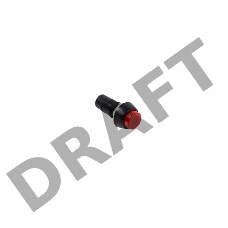 Выключатель-кнопка  250V 1А (2с) (ON)-OFF  Б/Фикс  красная  REXANT