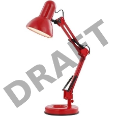 Светильник TLI-221 RED E27 настол. красн. Uniel UL-00002121