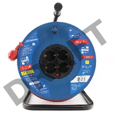 Удл. на пласт. катушке “Power Cube” IP20 16А 30м ПВС 3*1,5мм2 4 роз. с/з