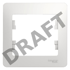 Рамка 1-м Glossa бел. SchE GSL000101