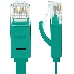 Патч-корд Greenconnect PROF плоский прямой 5.0m, UTP медь кат.6, зеленый, позолоченные контакты, 30 AWG, GCR-LNC625-5.0m, ethernet high speed 10 Гбит/с, RJ45, T568B Greenconnect Патч-корд PROF плоский прямой 5.0m, UTP медь кат.6, зеленый, позолоченные кон