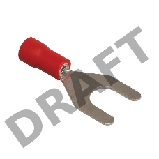 Наконечник НВИ 1.25-4 вилка 0.5-1.5мм (уп.100шт) ИЭК UNL10-D15-4-4