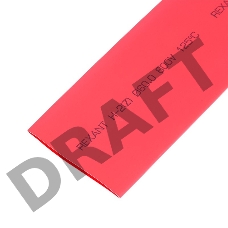 Термоусадочная трубка 60,0/30,0 мм, красная, упаковка 10 шт. по 1 м | 25-0064 | REXANT