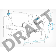 Кронштейн Holder LCDS-5046 белый