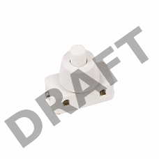 Выключатель-кнопка 250V 2А (2с) ON-OFF  белый (для настольной лампы)  REXANT