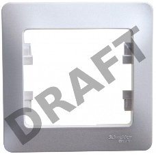 Рамка 1-м Glossa перламутр SchE GSL000601