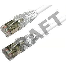 Коммутационный шнур Кат. 6a S/FTP, LSZH, Цвет: белый, 5м NPC RJ45 Patch Cord, category 6A, S/FTP, LSZH, 5 m, white