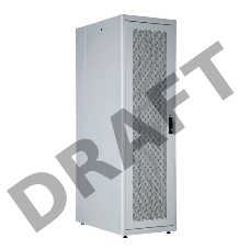 Шкаф серверный Lande DYNAmic Basic (LN-DB42U6010-LG-CKAA-F) напольный 42U 600x1000мм пер.дв.перфор. задн.дв.стал.лист направл.под закл.гайки 600кг серый IP20 сталь