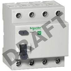 Выключатель дифференциального тока (УЗО) 4п 63А 30мА тип AC EASY9 SchE EZ9R34463