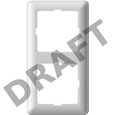 Рамка 2-м W59 бел. SchE KD-2-18 (КД-2-18)