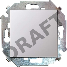 Механизм выключателя 1-кл. СП Simon15 16А IP20 бел. Simon 1591101-030