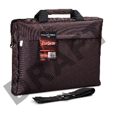 Сумка ExeGate EX212308RUS Start  S15 Charcoal,  темно-коричневая, полиэстер, для ноутбуков до 15.6