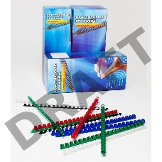 Пружины для переплета пластиковые Office Kit 32мм (на 251-280 листов) черный (50шт) (BP2100)