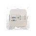 Розетка Компьютер DEA RJ45 с/у мех. Беж KRANZ