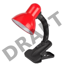 Лампа настольная ЭРА наст.светильник N-102-E27-40W-R красный