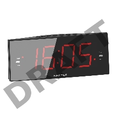 Радиобудильник HARPER HCLK-2042, красная подсветка,  черный